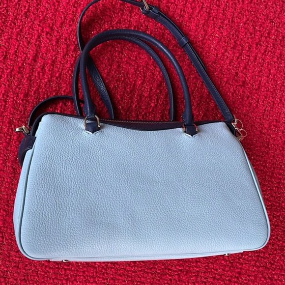 Kate Spade Colorblock Pebbled Leather Mimi Satchel Aphrodite - Picture 6 of 16